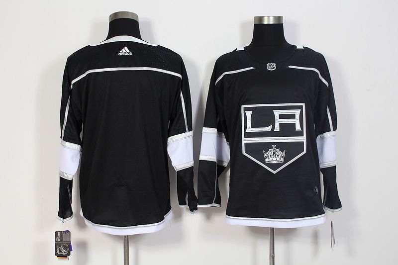 Men Los Angeles Kings Blank Black Hockey Stitched Adidas NHL Jerseys->winnipeg jets->NHL Jersey
